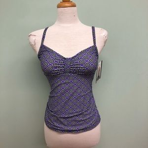 Christina Swimwear | Women's Tankini Top | Purple | Size 6